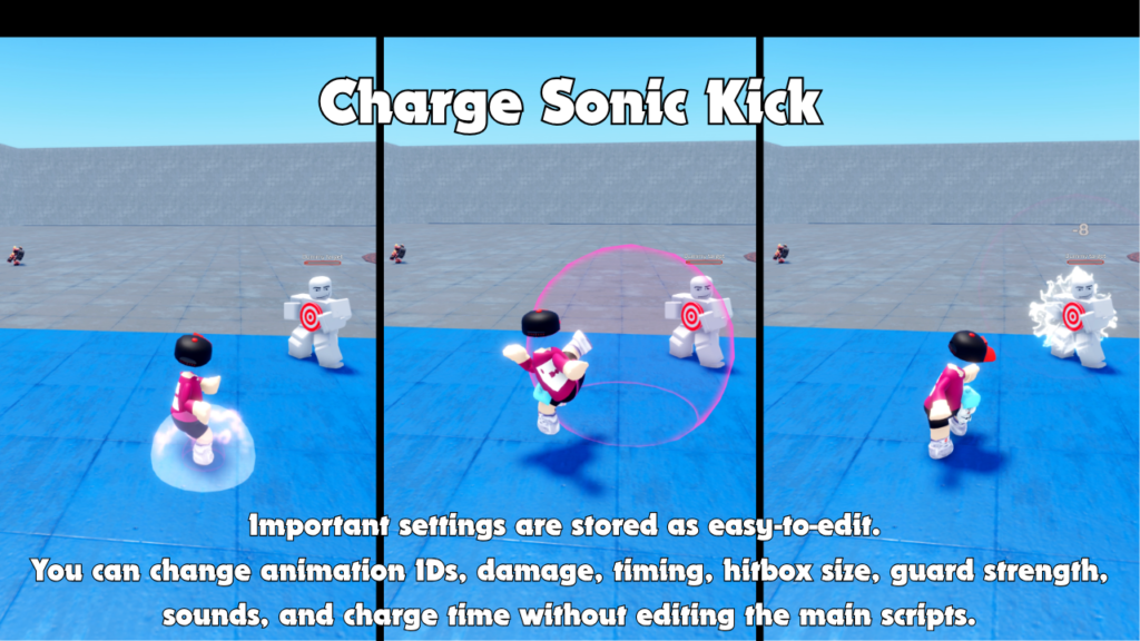 Combat Moveset hit feedback and visual effects