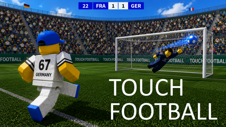 サッカー：タッチフットボール ゲーム画像 1